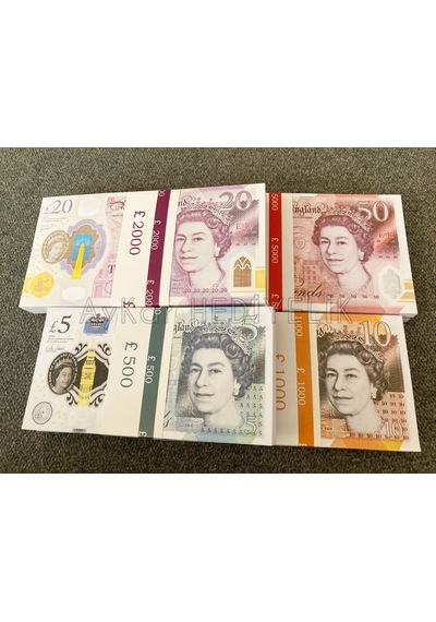 400 ADET KARMA 5-10-20-50 STERLİN BANKNOT POUND PARA GEÇERSİZ