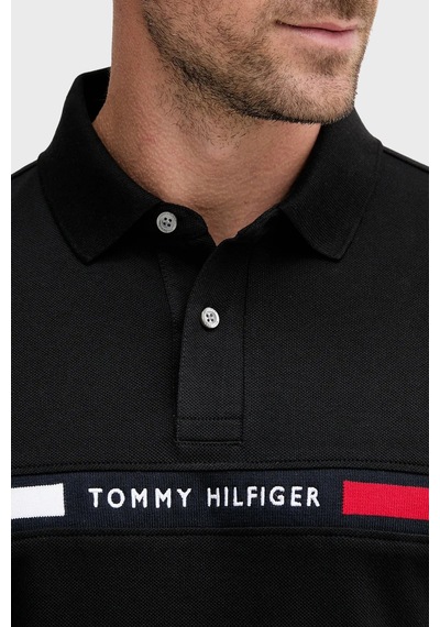 Tommy Hilfiger Erkek Polo Yaka T Shirt Mw0mw38130 Bds Siyah Siyah