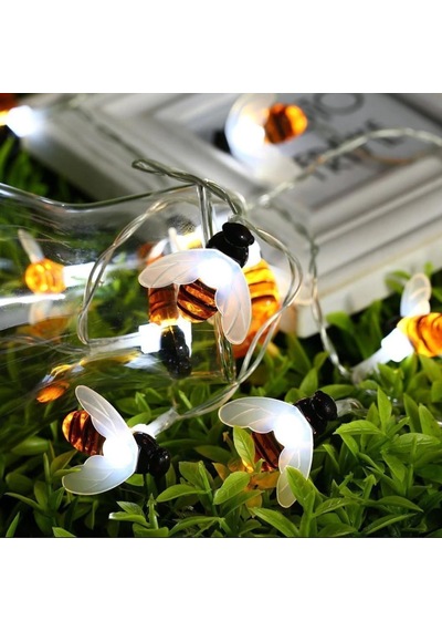 Sge Teknoloji Güneş Enerjili 30 Led Bal Arısı Bahçe Aydınlatması