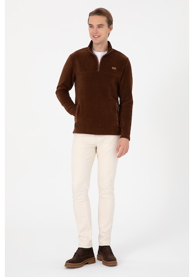 U.s. Polo Assn. Erkek Kahverengi Sweatshirt 50315925-vr029 Kahverengı