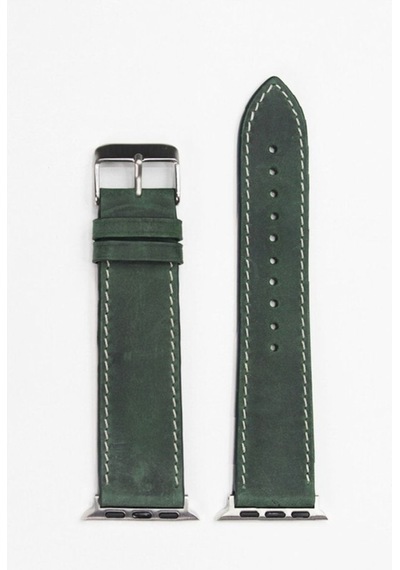 Apple Uyumlu  Watch Kordon Deri Crazy Nefti 38-40-41 Mm