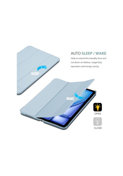 Apple Uyumlu iPad Air 4/5. Nesil 10.9" Kılıf Pu Deri Smart Standlı Case 10.nesil Değildir Kılıf