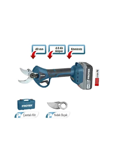 Proter Pst 140 Bl Şarjlı Budama Makası