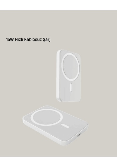 Magsafe Araç Telefon Tutucu, 15w Kablosuz Şarj, 360 Döner Başlıklı Çok Renkli