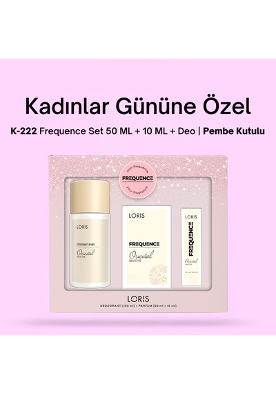 Loris K-222 Oryantal Kadın Parfüm Seti