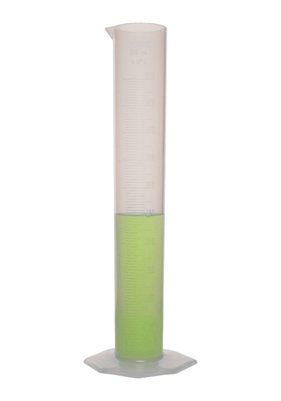 Plastik Mezür 500 Ml - Uzun Form - Kabartma Skala
