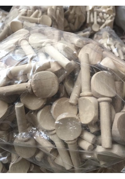 Saz için Ahşap Malzeme 7 Adet Takım Saz Burgusu-Mızrap