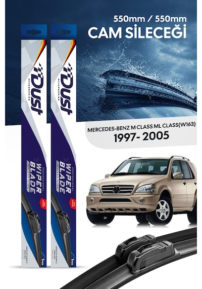 Mercedes-benz M Class Ml Class W163 Silecek Takımı 1997-2005 Uyumlu 550mm/550mm