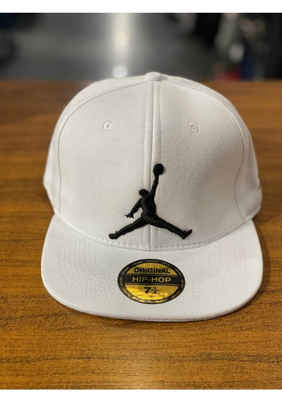 Hamze Nakışlı Beyaz Renk Hip Hop Snapback Rapper Cap Şapka