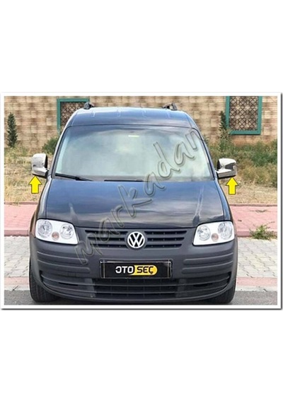 Vw Caddy Krom Ayna Kapağı 2004 - 2014 2 Parça Abs Krom