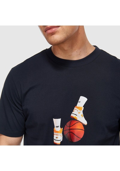 New Balance Mnt3411 Erkek Lacivert T-shirt