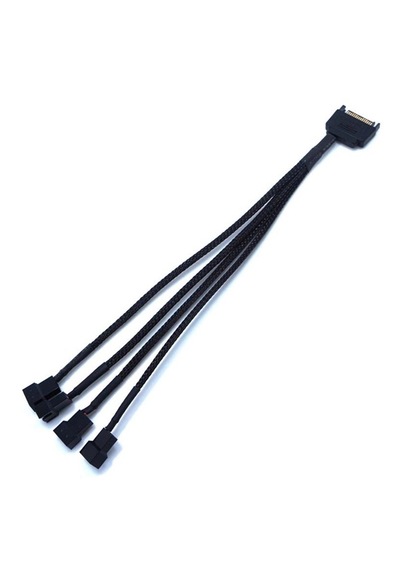 Sata Fan Power Kablosu 4 Port Y Pin Pwm Çoklayıcı Fan Kablosu