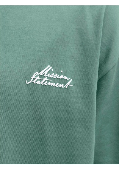 Jack & Jones Dust Script Erkek Yeşil Tişört 12292982-nac Yeşil