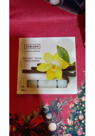 Mum Tealıght 9 Lu Kokulu Vanilya