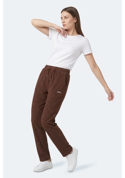 Slazenger Kamon Kadın Kahve Eşofman Altı