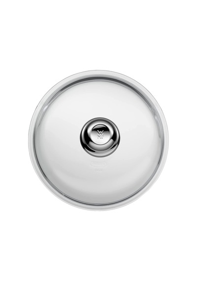 Lexroo 24 Cm Cam Tava Kapağı, Isıya Dayanıklı Cam, Metal Kulplu, 24 Cm Tavalar İçin