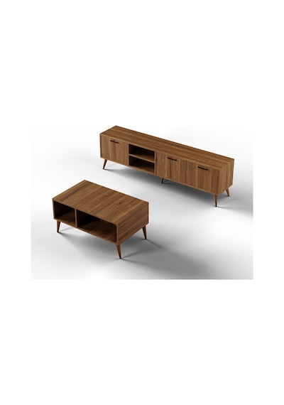 Mezza Set 1583-2072 Exxen 180 Cm (AHŞAP AYAKLI) Tv Ünitesi -Orta Sehpa Seti Ürgüp Rengi Mezza Set 1583-2072 Exxen 180 Cm (AHŞAP AYAKLI) Tv Ünitesi -Orta Sehpa Seti Ürgüp Rengi