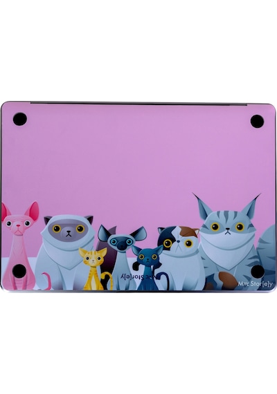 Apple Uyumlu MacBook Air Kılıf Laptop Koruyucu Kaplama Sticker A2179 İle Animal03 001