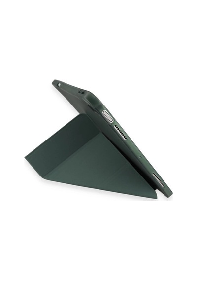 Xiaomi Pad 6 Kılıf Kalemlikli Mars Tablet Kılıfı - Koyu Yeşil Arka Kapak