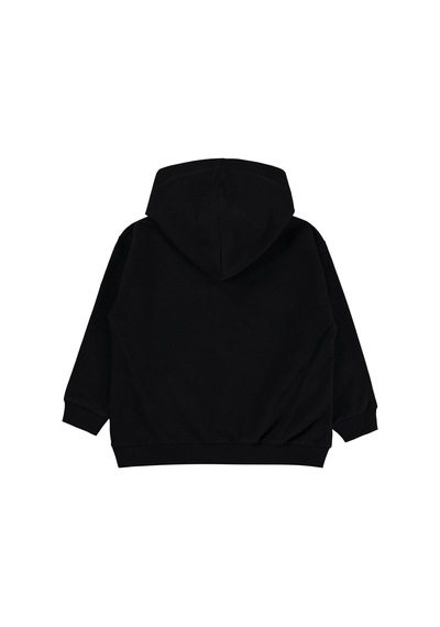 Civil Boys Basic Kapşonlu 6-9 Yaş Sweatshirt - Siyah