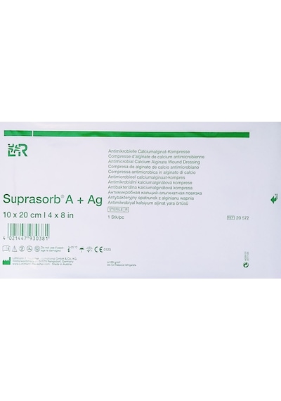 LR Suprasorb 20572 A+Ag Antimikrobiyal Kalsiyum Aljinat Yara Örtüsü