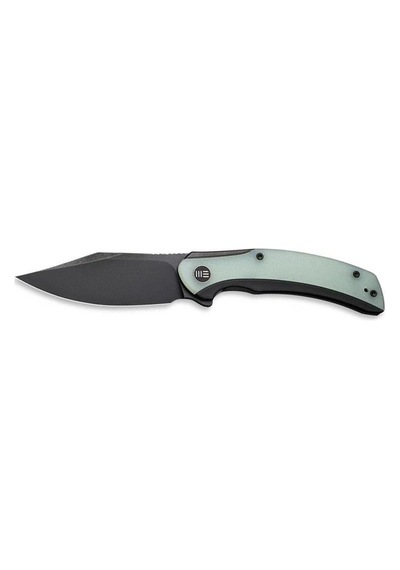 We Knife Snick Titanium Black G10 Natural Kamp Çakı Su Yeşili