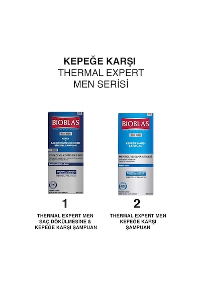Bioblas Thermal Expert Men Kepeğe Karşı Şampuan 360 ml