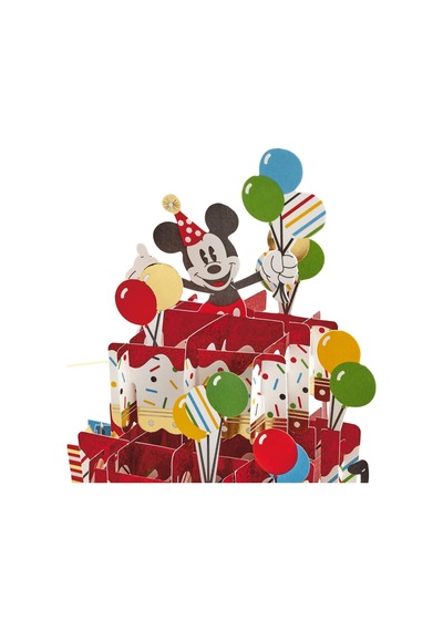 İmza Kağıt Wonder Pop Up Doğum Günü Kartı Disney Mickey Mouse Ve Arkadaşları
