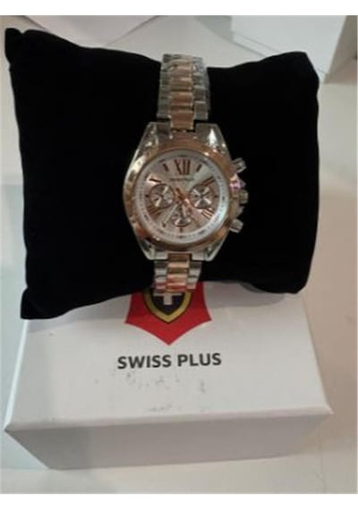 Swiss Plus Woman Watch Model-1 St0730abl Rose Gold-silver