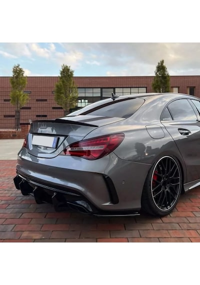 Mercedes W117 Cla M4 Style Plastik 2012-2018 Piano Black Spoiler