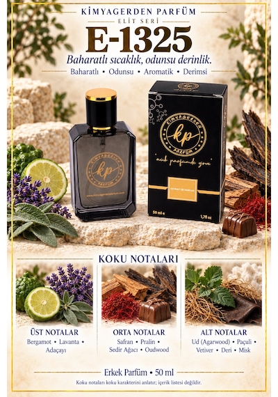 KP E-1325 Erkek Parfüm EDP 50 ML