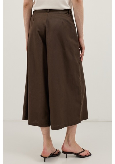 Antioch Pileli Culotte Pantolon Kahve