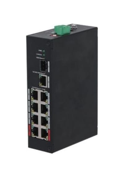 Dahua PFS3110-8ET-96-V2 8 Port PoE Metal Switch