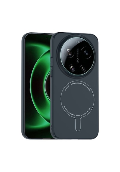 Xiaomi 17 Ultra Kılıf M-safe Şarj Özellikli Kamera Korumalı Zore Elio Sert Pc Kapak Xiaomi 17 Ultra Zore - Lacivert