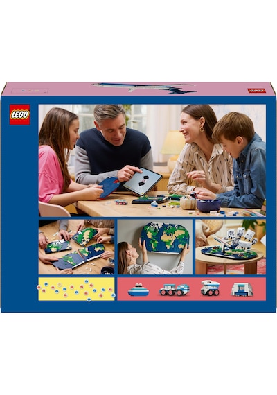 LEGO® Seyahat Anıları 41838 - Seyahat Etmeyi Seven Aileler İçin Dünya Haritası İçeren Yaratıcı Oyuncak Yapım Seti (1231 Parça)