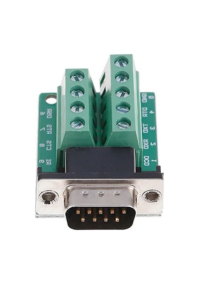 Alkatronik-Db9 To Dip Adaptör Erkek 9 Pin Rs232 Com Port Klemens Çevirici