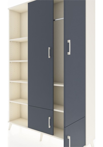 Arges Dolap 6 Raflı 4 Kapaklı Tek Askılı 132x30x195 Aytaşı-an... Aytaşı Arges Dolap 6 Raflı 4 Kapaklı Tek Askılı 132x30x195 Aytaşı-an... Aytaşı