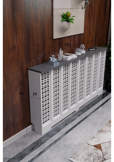 Petek Kaplama Modern Radyatör Kapatma Ünitesi Ön Panel Mdf Tasarım İç Ölçü 156 Cm Dış Ölçü 160 Cm Petek 156 Beyaz Üstü Antrasit D1 Petek Kaplama Modern Radyatör Kapatma Ünitesi Ön Panel Mdf Tasarım İç Ölçü 156 Cm Dış Ölçü 160 Cm Petek 156 Beyaz Üstü Antrasit D1