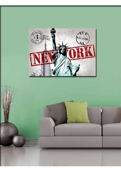 Kanvas Tablo New York Ve Özgürlük Heykeli