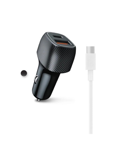 Quick Charge 3.0 Usbx2 6a 36 Watt Araç İçi Şarj Aleti Type-c Kablolu Ac-92