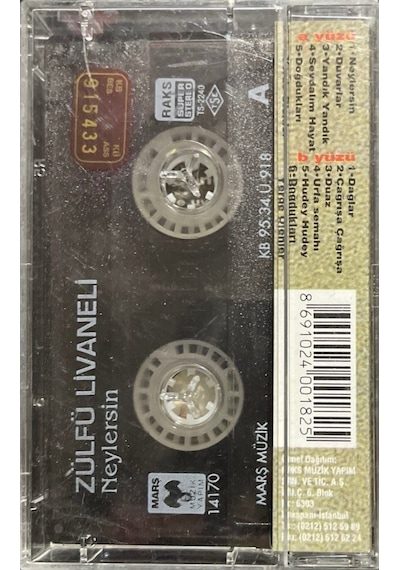 Plak Değildir Kaset Tir Kaset Zülfü Livaneli Neylersin Kaset