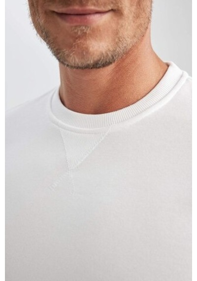 Defacto Regular Fit Bisiklet Yaka Kalın Basic Düz Sweatshirt T3777az23auwt34 BEYAZ Beyaz Defacto Regular Fit Bisiklet Yaka Kalın Basic Düz Sweatshirt T3777az23auwt34 BEYAZ Beyaz