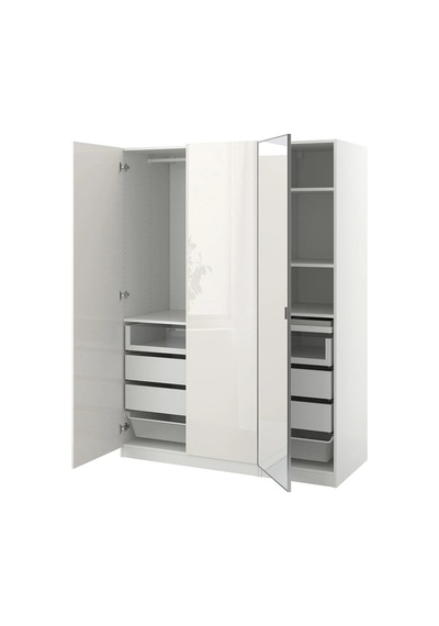 Ikea Çok Renkli Ferah Kapaklı Gardırop 150x60x201 Cm