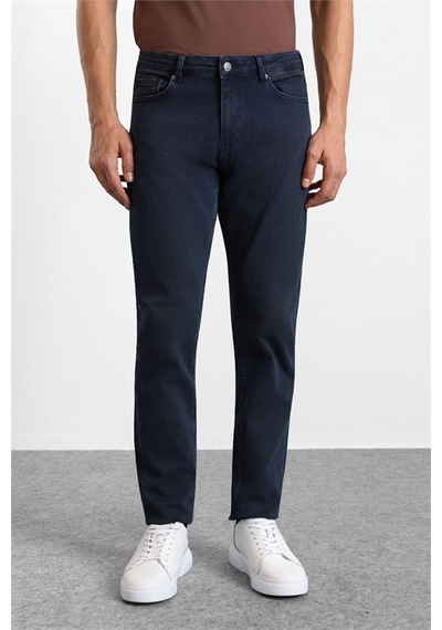 Süvari Petrol Mavi Slim Normal Bel Denim Pantolon Sdn2016600014-pet1