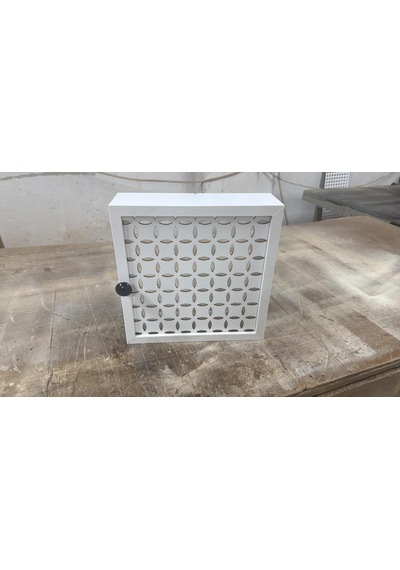 Modem Saklama Kutusu 45cm 30cm Mdf Beyaz