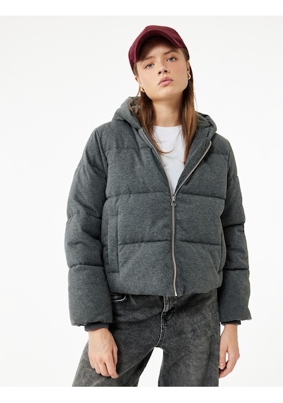 Koton Kapüşonlu Uzun Kollu Fermuarlı Cep Detaylı Kapitoneli Anorak Şişme Mont Koyu Gri Melanj 6wal20086ıw Gri Melanj Koton Kapüşonlu Uzun Kollu Fermuarlı Cep Detaylı Kapitoneli Anorak Şişme Mont Koyu Gri Melanj 6wal20086ıw Gri Melanj