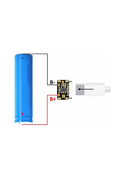 Mini Lityum Pil Şarj Kartı Type C 3.7v 4.2v 18650 Lion Batarya Şarj Devresi Powerbank Bluetooth Kula