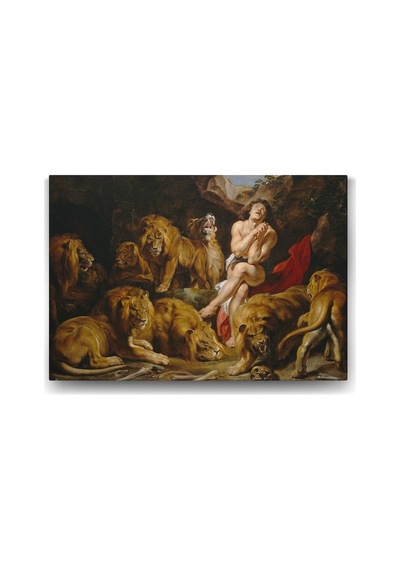 Peter Paul Rubens - Lions Tablosu - 45x30cm