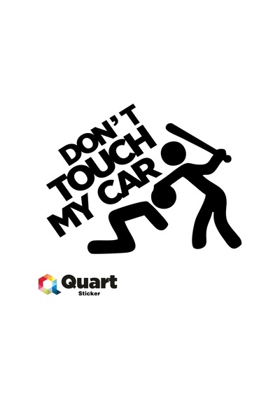 Arabama Dokunma Sticker, Don'T Touch My Car Araba, Oto Sticker