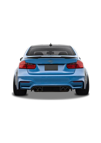 Bmw F30 3 Serisi İçin Uyumlu M4 Spoiler 2012-2018 - Piano Black
